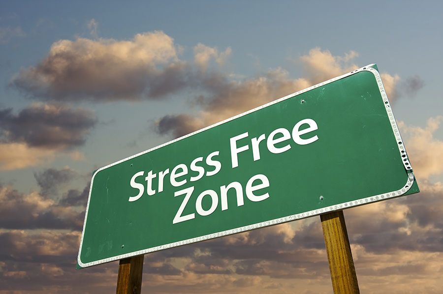 stress free zone sign resize
