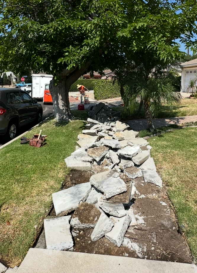 Artesia Driveway Approach, Curb Drains and Curb and Gutter
