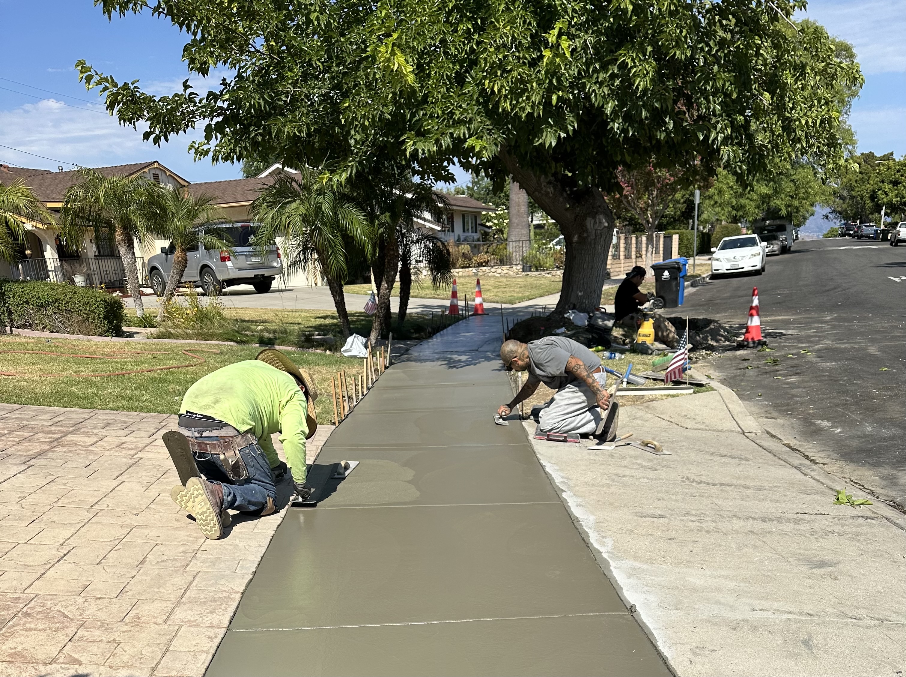 Brea Sidewalk Repair - Driveway Approach, Curb And Gutter, and Curb Drains